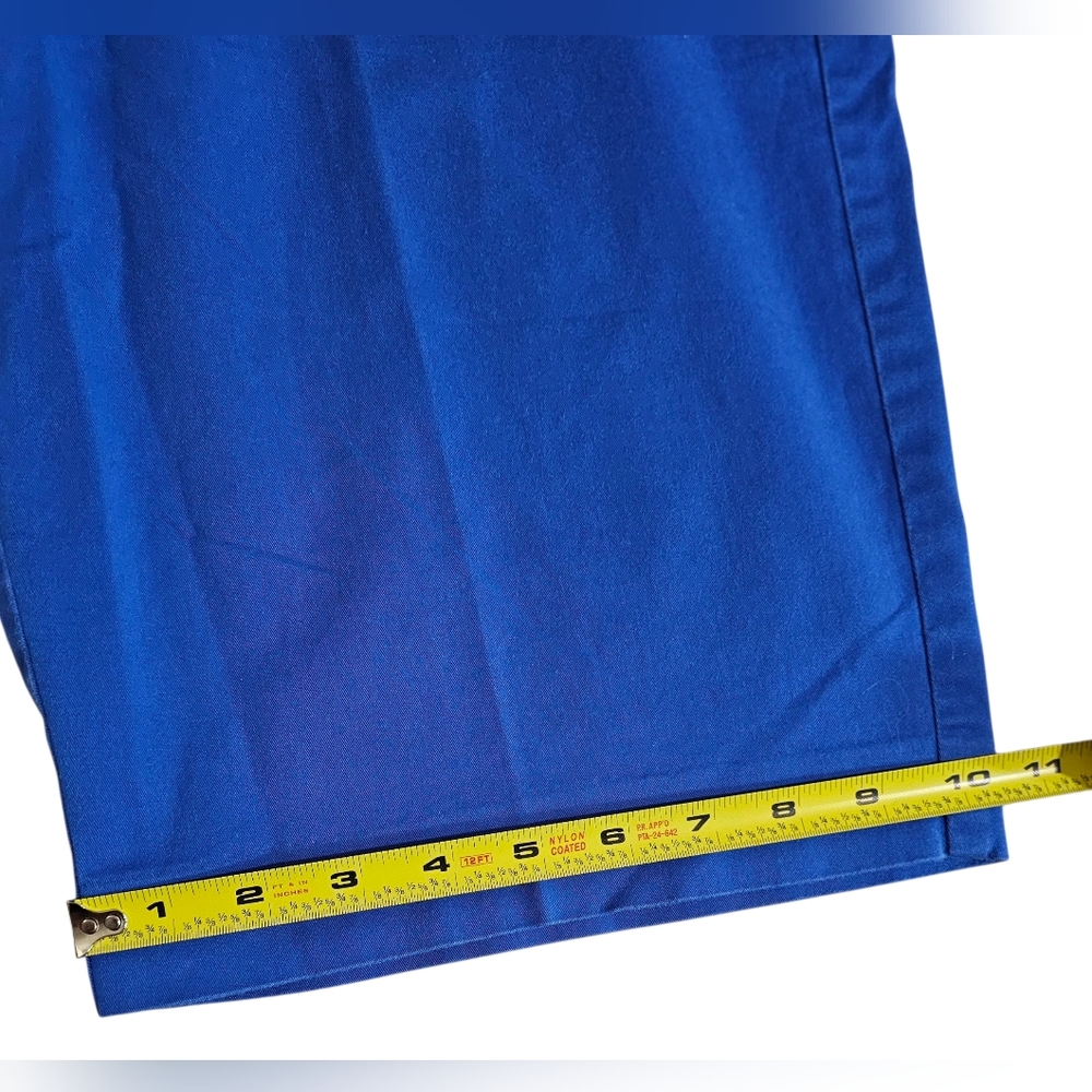 LRL Lauren Active Ralph Lauren Women Blue Shorts Size 12 Bermuda - Picture 12 of 13